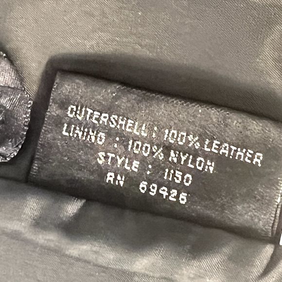 Byrnes & Baker Womens Size 8 Vintage Leather Mini Skirt Grunge Witchy - Picture 4 of 6